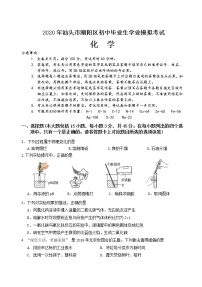 2020年广东省汕头市潮阳区初中毕业生学业模拟考试化学试题