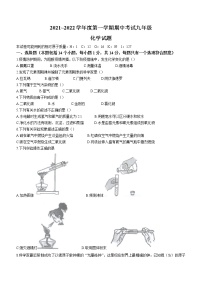 河南省漯河市临颍县2021-2022学年九年级上学期期中化学试题（word版 含答案）