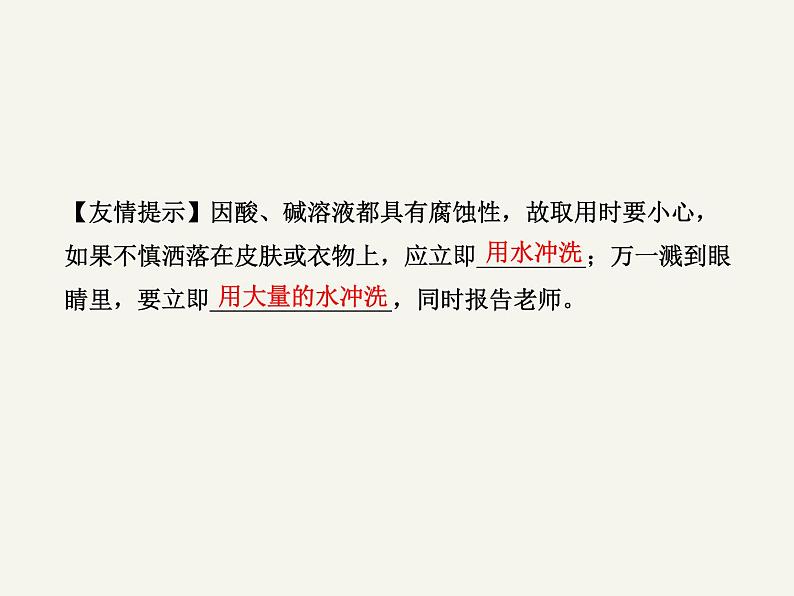 鲁教初中化学九下《第七单元  到实验室去：探究酸和碱的化学性质》课件PPT04