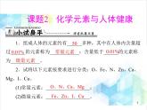第十二单元 课题2 化学元素与人体健康 课件