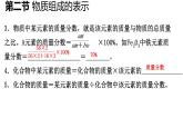4-2.2 物质组成的表示课件PPT