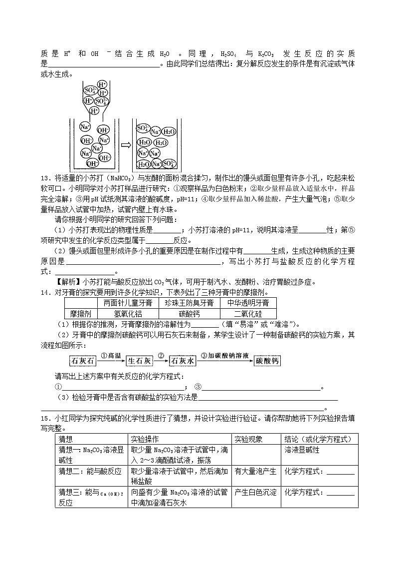 中考总复习：盐-化学肥料(基础)-巩固练习第2页