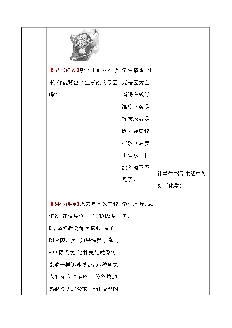第九单元　第一节　常见的金属材料 教案—2020-2021学年九年级化学鲁教版下册03