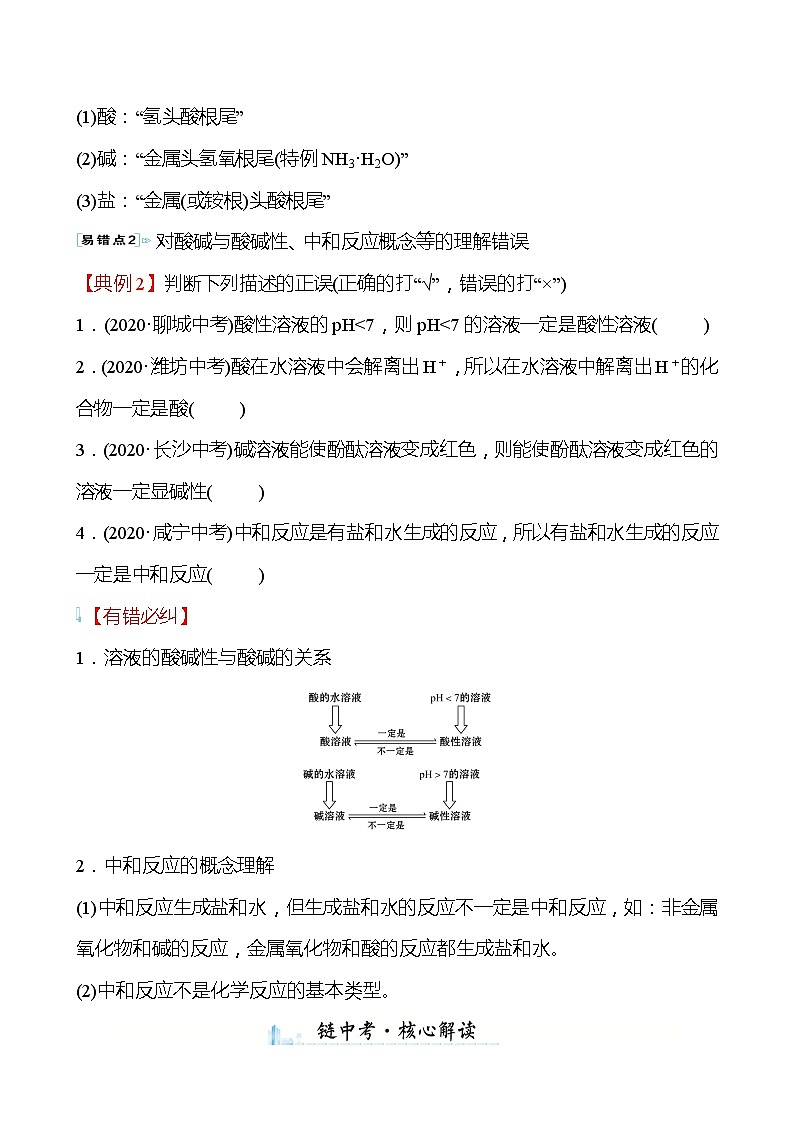 第七单元　单元复习课 学案—2020-2021学年九年级化学鲁教版下册02