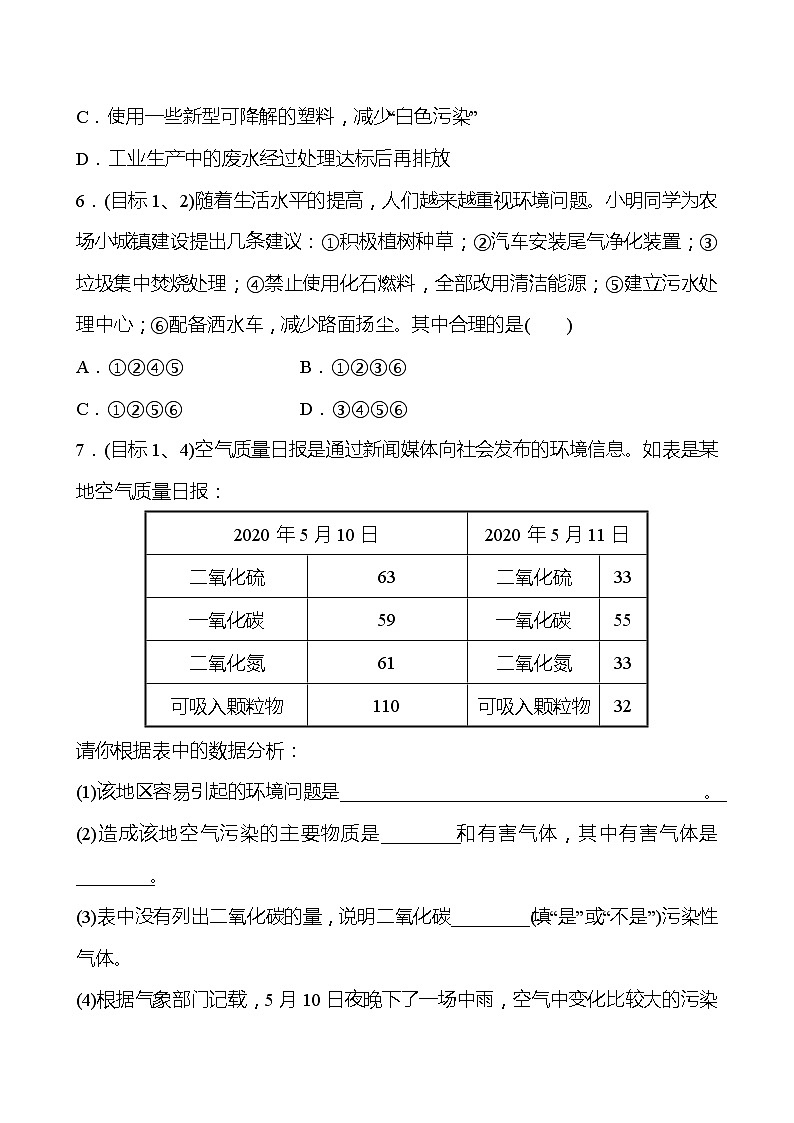 第9章 第3节 环境污染的防治 同步练习 —2020-2021学年九年级化学沪教版下册02