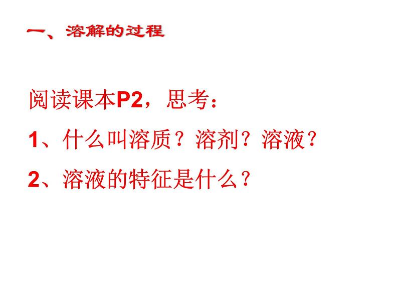 鲁教五四制初中化学九年级全册《第一单元 1 溶液的形成 》课件PPT03