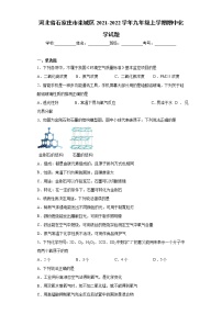 河北省石家庄市栾城区2021-2022学年九年级上学期期中化学试题（word版 含答案）