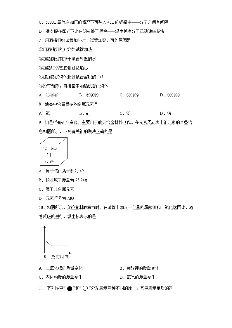 海南省陵水黎族自治县2021-2022学年九年级上学期期中化学试题（word版 含答案）第2页
