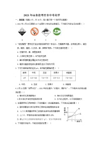 2021年山东省枣庄市中考化学试题（原卷+解析）