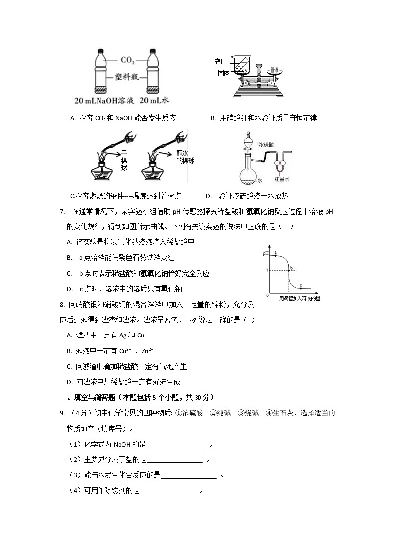 2021年山东省枣庄市中考化学试题（原卷+解析）02