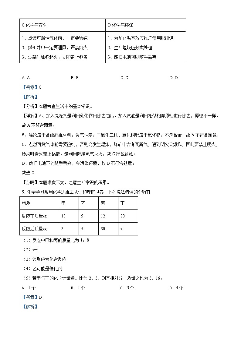 2021年湖北省随州市中考化学试题（解析版）第3页