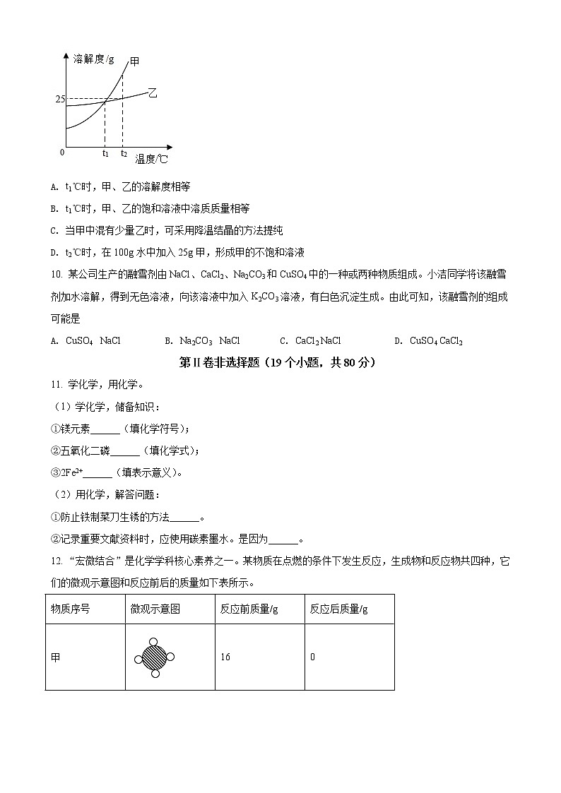 2021年湖北省恩施中考化学试题（原卷版）第3页