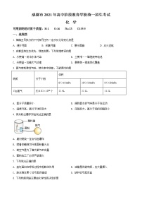 2021年四川省成都市中考化学试题（原卷+解析）