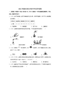 2021年浙江省台州市中考化学真题（解析版）