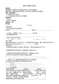 初中化学鲁教版九年级下册第四节  酸碱中和反应学案设计