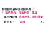 鲁教五四制初中化学九年级全册《第一单元 3 物质的溶解性》课件PPT