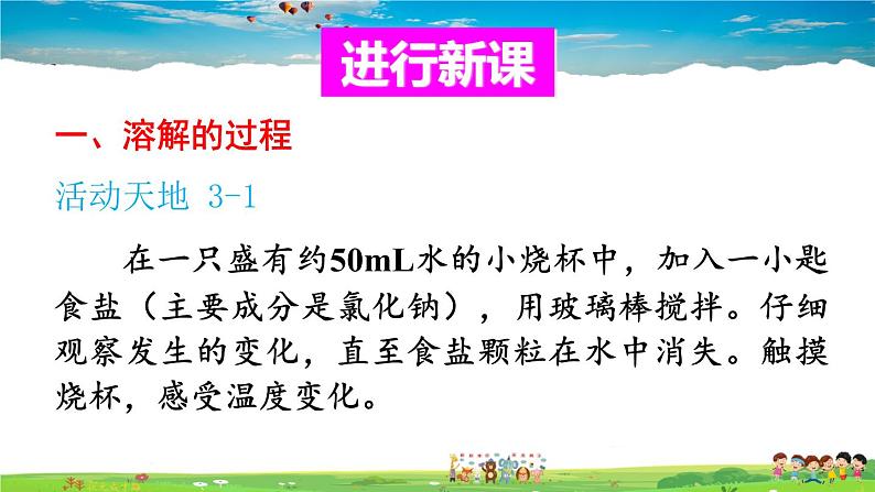 鲁教版化学九年级上册  第三单元 溶液  第一节 溶液的形成  第1课时 溶解的过程  乳化现象【课件+素材】04