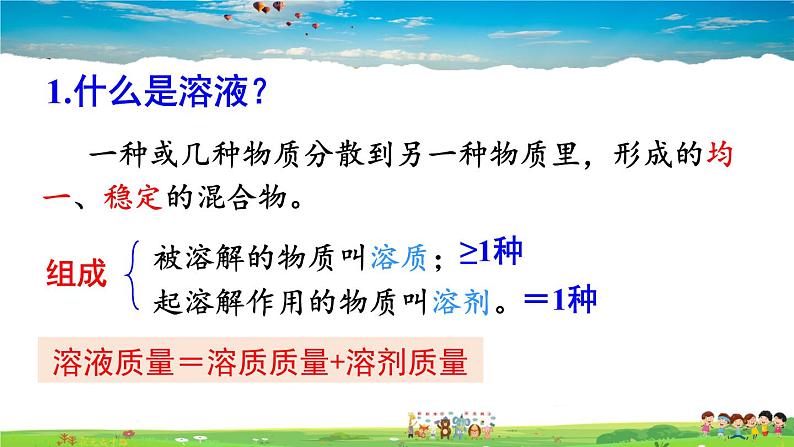 鲁教版化学九年级上册  第三单元 溶液  第一节 溶液的形成  第1课时 溶解的过程  乳化现象【课件+素材】06