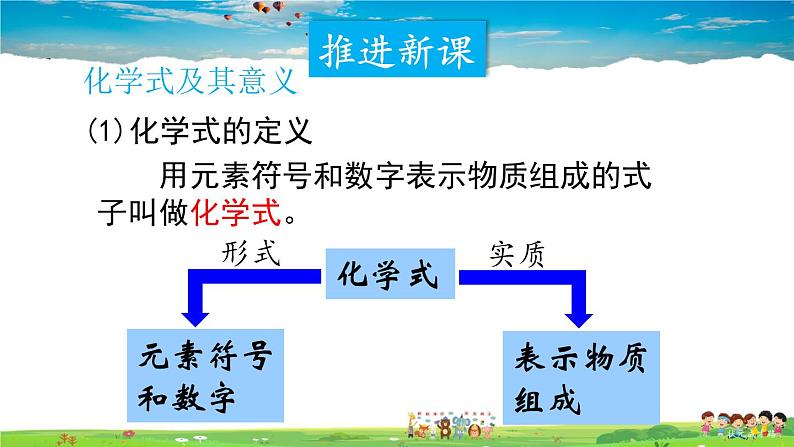 第四单元 我们周围的空气  第二节 物质组成的表示  第1课时 化学式及其意义第3页