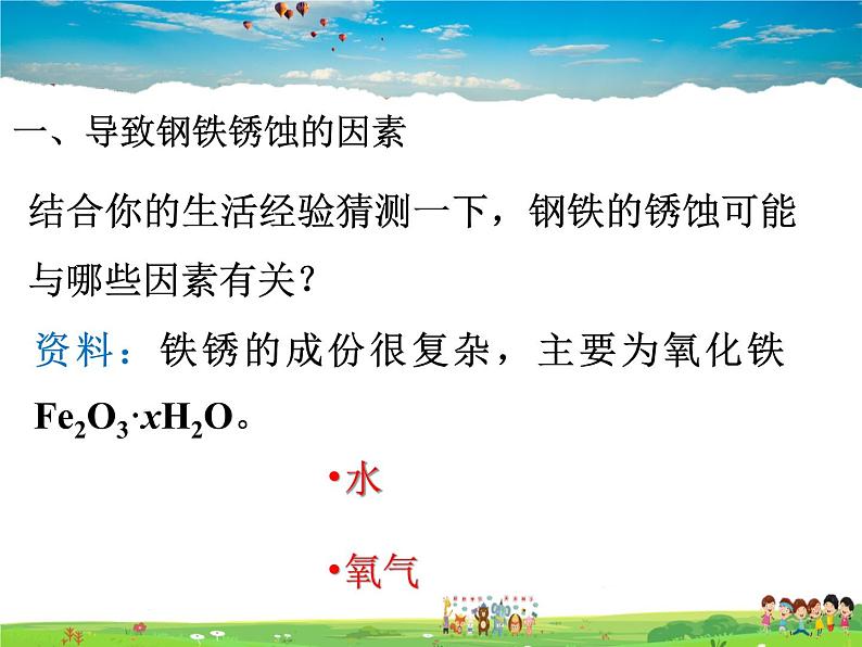 鲁教版化学九年级下册  9.3 钢铁的锈蚀与防护【课件】第4页