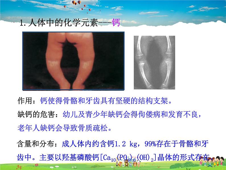 鲁教版化学九年级下册  10.2 化学元素与人体健康【课件】第4页