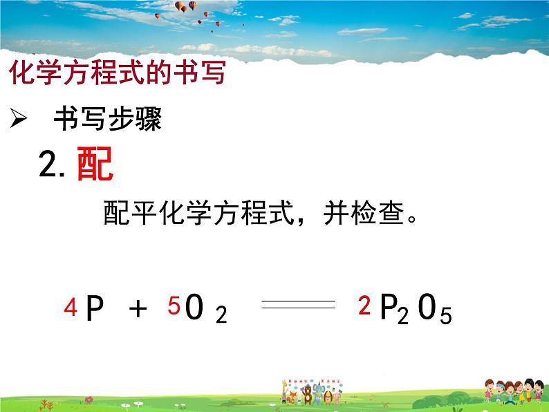 人教版化学九年级上册  5.2 如何正确书写化学方程式【课件】第7页