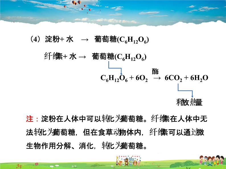 沪教版化学九年级下册  8.2糖类  油脂【课件】第8页