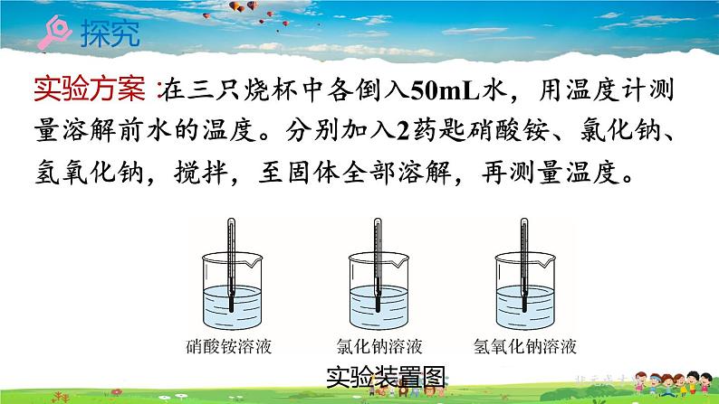 人教版化学九年级下册  第九单元  课题1 溶液的形成  第2课时 溶解时的吸热或放热现象 乳化现象【课件+素材】07