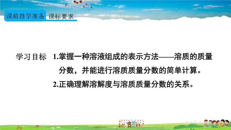 人教版化学九年级下册  第九单元  课题3 溶液的浓度  第1课时 溶质的质量分数【课件+素材】02