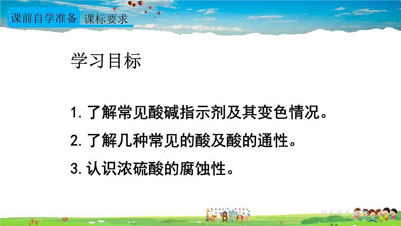 人教版化学九年级下册  第十单元  课题1 常见的酸和碱  第1课时 酸碱指示剂及常见的酸【课件+素材】02