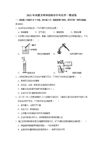 2021年内蒙古呼和浩特市中考化学一模试卷（解析版）