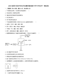 精品解析：四川省泸州市泸县潮河镇尚春中学2019届中考化学一模试卷