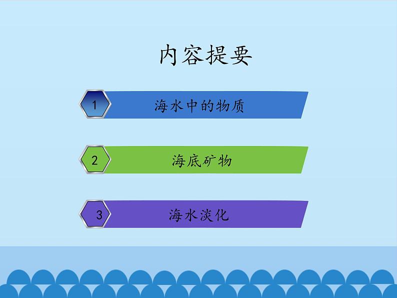 鲁教版（五四制）化学九年级全一册 3.海洋化学资源_1（课件）第2页