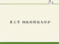 初中化学鲁教版 (五四制)九年级全册3 钢铁的锈蚀与防护教课课件ppt