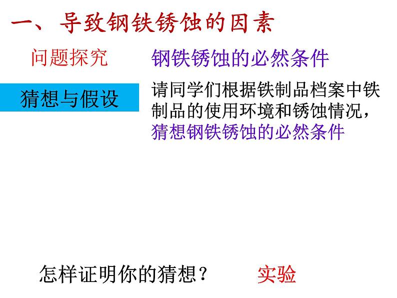 鲁教版（五四制）化学九年级全一册 4.3 《钢铁的锈蚀与防护》（课件）05