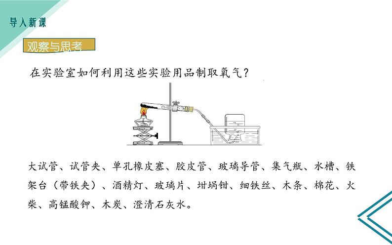 人教版（五四制）八年级全一册化学 第二单元 实验活动1 氧气的实验室制取与性质(4)（课件）02