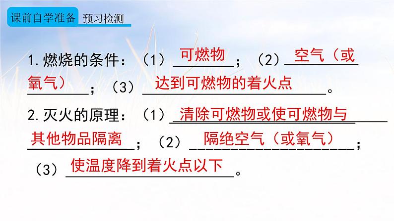 人教版（五四制）八年级全一册化学 第七单元  实验活动三燃烧的条件（课件）04