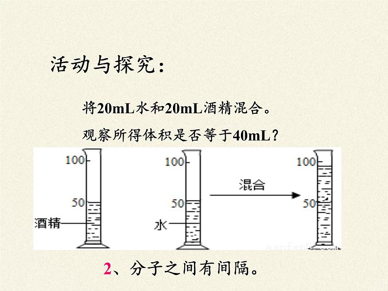 人教版（五四制）八年级全一册化学 第三单元 课题1  分子和原子(6)（课件）第6页