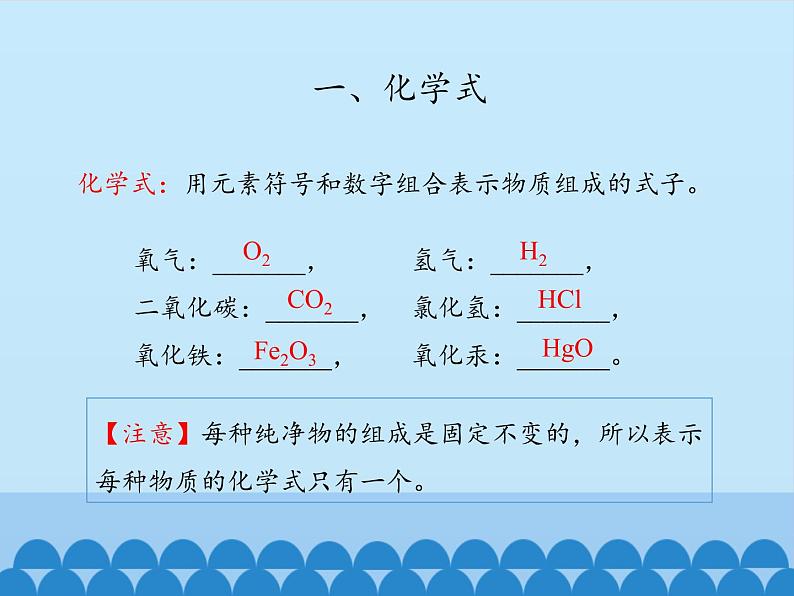 人教版（五四制）八年级全一册化学 第四单元 课题4 化学式与化合价_（课件）第4页