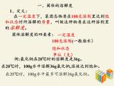 人教版（五四制）九年级全一册化学 第二单元 课题2  溶解度(1)（课件）