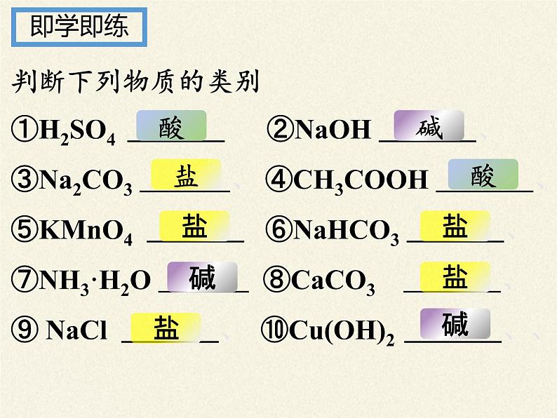 人教版（五四制）九年级全一册化学 第四单元 课题1 生活中常见的盐(1)（课件）05