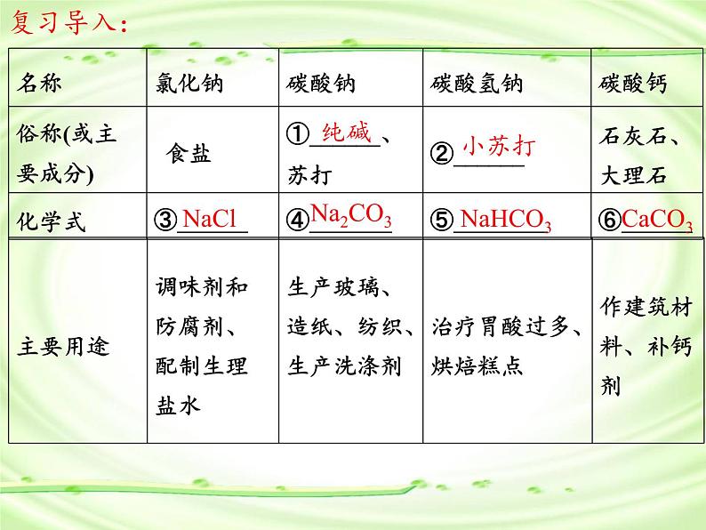 人教版（五四制）九年级全一册化学 第四单元 课题1 生活中常见的盐(2)（课件）03