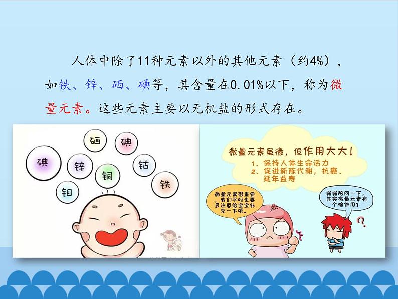 人教版（五四制）九年级全一册化学 第五单元 课题2   化学元素与人体健康_（课件）第4页