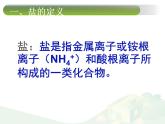 魯教版（五四制）化學(xué)九年級全一冊 3.3  鹽的分類、命名和溶解性（課件）