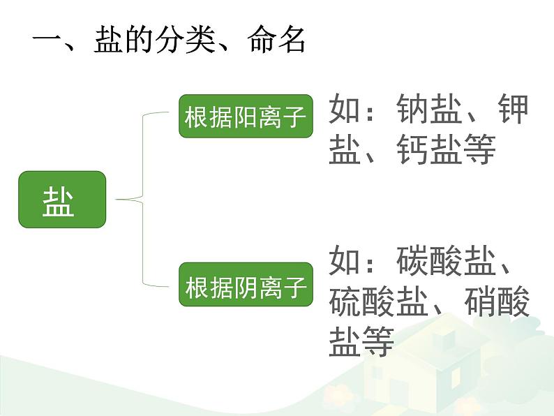 鲁教版（五四制）化学九年级全一册 3.3  盐的分类、命名和溶解性（课件）第5页