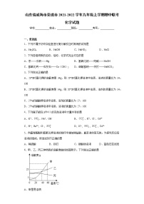 山东省威海市荣成市2021-2022学年九年级上学期期中联考化学试题（word版 含答案）