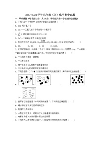 河北省秦皇岛市2020-2021学年九年级上学期化学期中模拟测试卷 （word版 含答案）