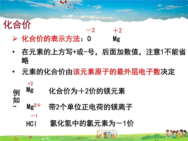 人教版化学九年级上册  4.4化学式和化合价【课件】08