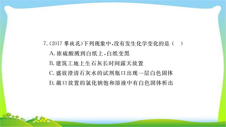 中考化学复习第一章化学基本概念和原理课件PPT第6页