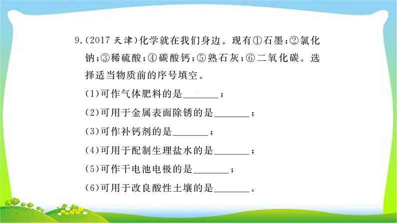 中考化学复习第一章化学基本概念和原理课件PPT第8页